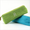 personalized faux suede brush case